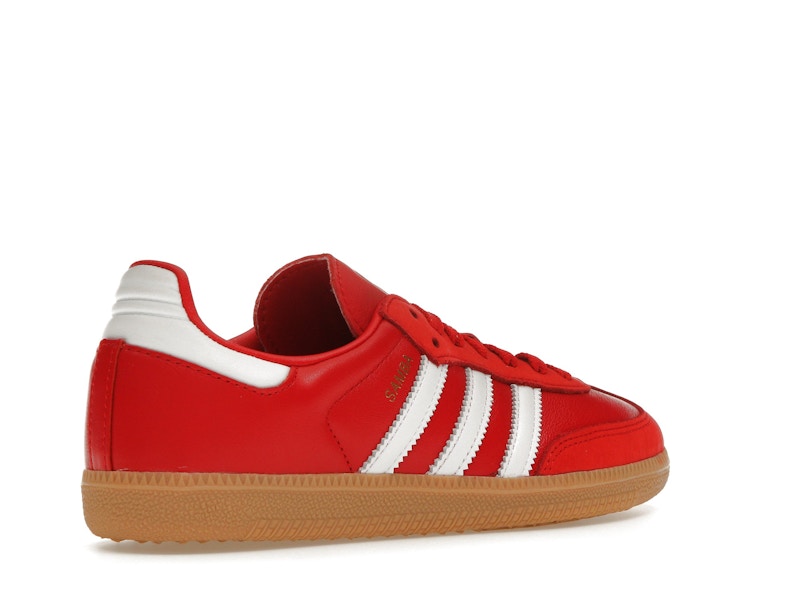 adidas Samba OG Better Scarlet (Women's) - White/Better Scarlet/Gum - IE6524 - 32