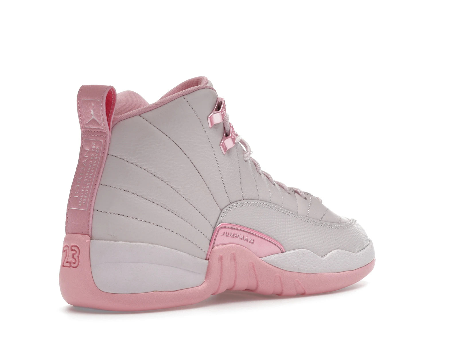 Air Jordan 12 Retro Pearl Pink (GS) - Pearl Pink/Medium Soft Pink - 510815-600 - 32