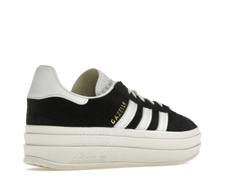 adidas Gazelle Bold Core Black White (Women's) - Core Black/Footwear White/Core White - HQ6912 - 32
