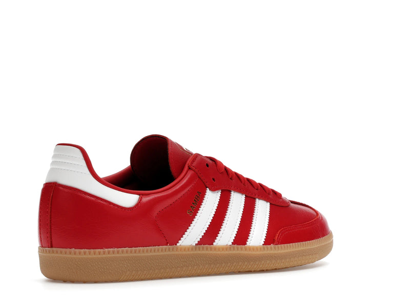 Adidas Samba OG Better Scarlet White - Better Scarlet/Cloud White/Gum - JR0881 - 32