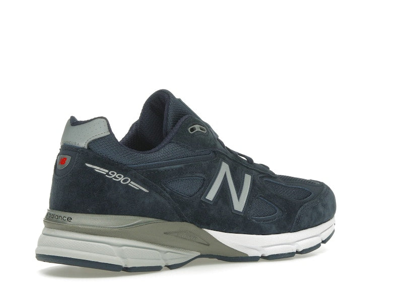 New Balance 990v4 MiUSA Navy - Navy/Silver - U990NV4 - 32
