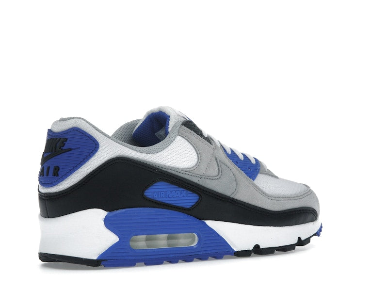 Nike Air Max 90 Hyper Royal - White/Light Smoke Grey/Black/Particle Grey - DM0029-112 - 32