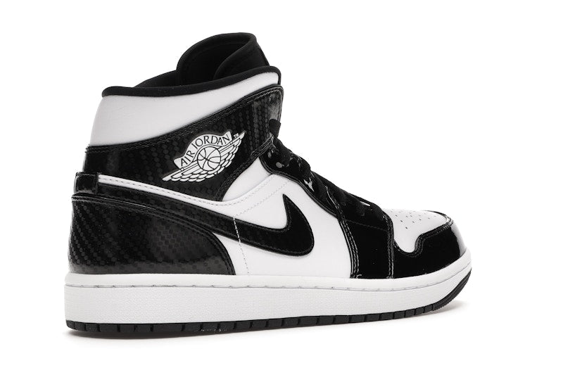 Air Jordan 1 Mid Carbon Fiber - Black/White-Black - DD1649-001 - 32