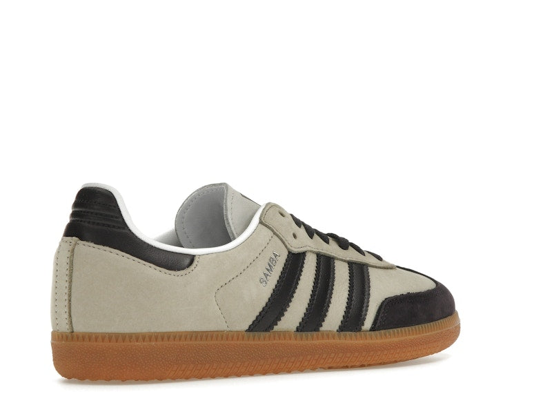 adidas Samba OG Putty Grey Black (Women's) - Putty Grey S24/Aurora Black S24/Silver Metallic - IE5835 - 32