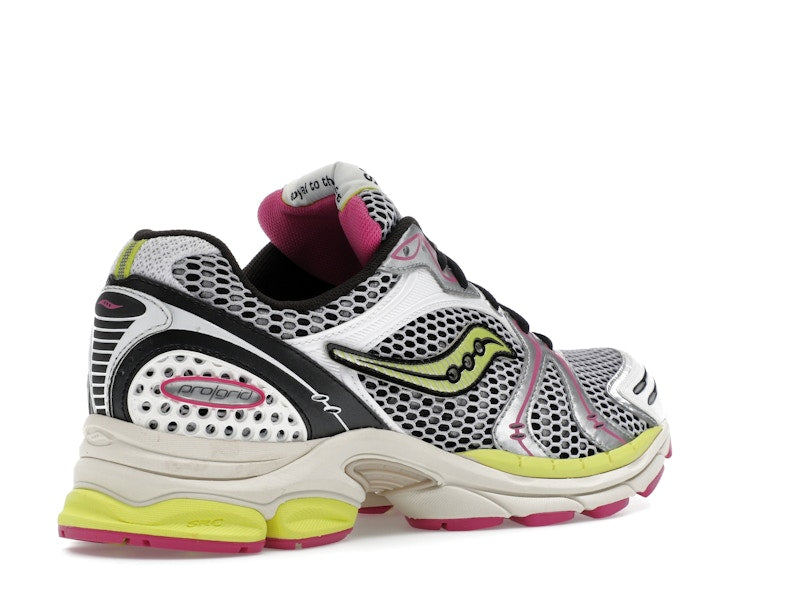 Saucony Progrid Triumph 4 White Fluo Pink - White/Fluo - S70704-14 - 32