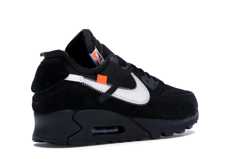 Nike Air Max 90 Off White Black - Black/Black-Cone-White - AA7293-001 - 32