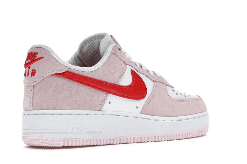 Nike Air Force 1 07 QS Love Letter - Tulip Pink/University Red-White - DD3384-600 - 32