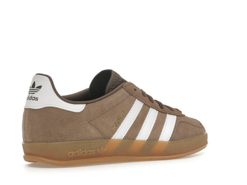 adidas Gazelle Indoor Earth Strata White Gold Metallic - Earth Strata/Cloud White/Gold Metallic - JQ0175 - 32