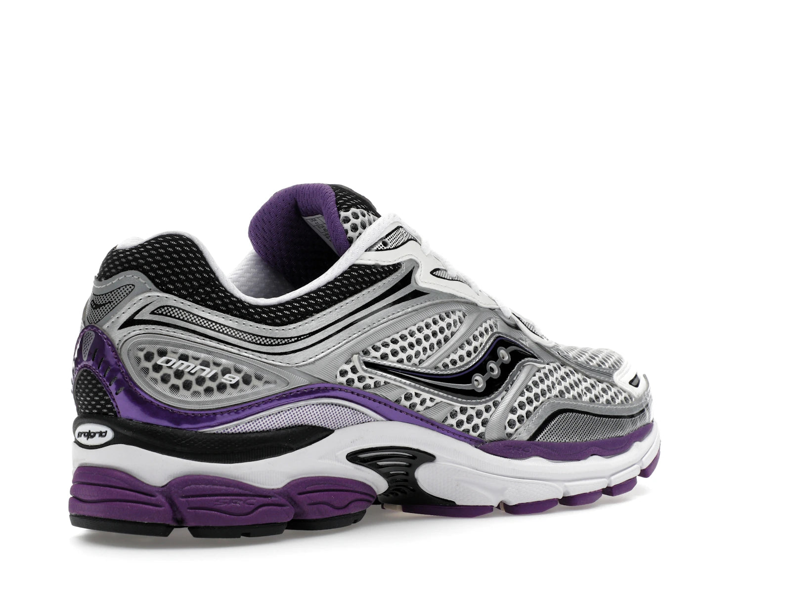 Saucony Progrid Omni 9 White Black Silver Purple - Silver/Purple - S70739-10 - 32