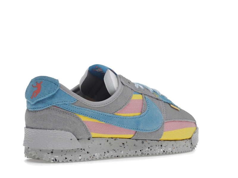 Nike Cortez Union Grey Blue - Grey/Blue/Pink/Yellow - DR1413-002 - 32