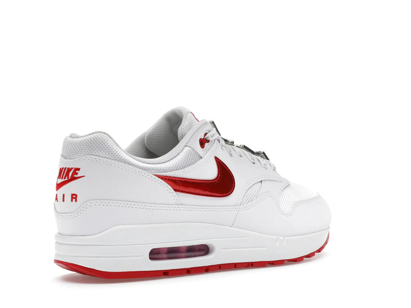 Nike Air Max 1 PRM Valentines Day White - White/University Red/Playful Pink - HV2303-100 - 32