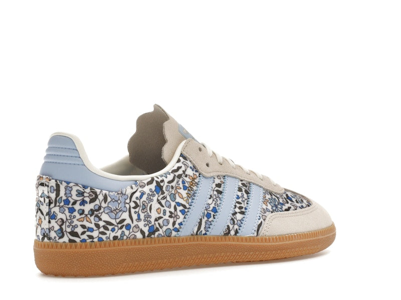 adidas Samba OG Liberty London Blue Floral (GS) - Blue/Off White/Gum - JP8080 - 32