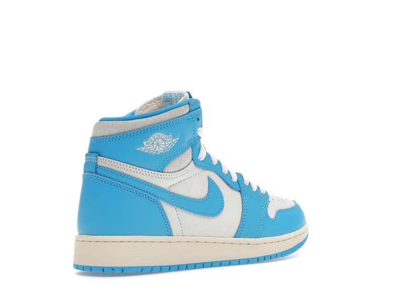 Air Jordan 1 Retro High OG Unc Reimagined (GS) - Dark Powder Blue/Dark Powder Blue-Sail - FD1437-402 - 32
