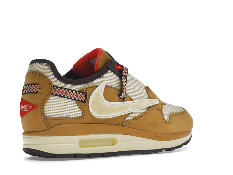Nike Air Max 1 Travis Scott Wheat Lemon Drop - Wheat/Lemon Drop-Baroque Brown - DO9392-701 - 32