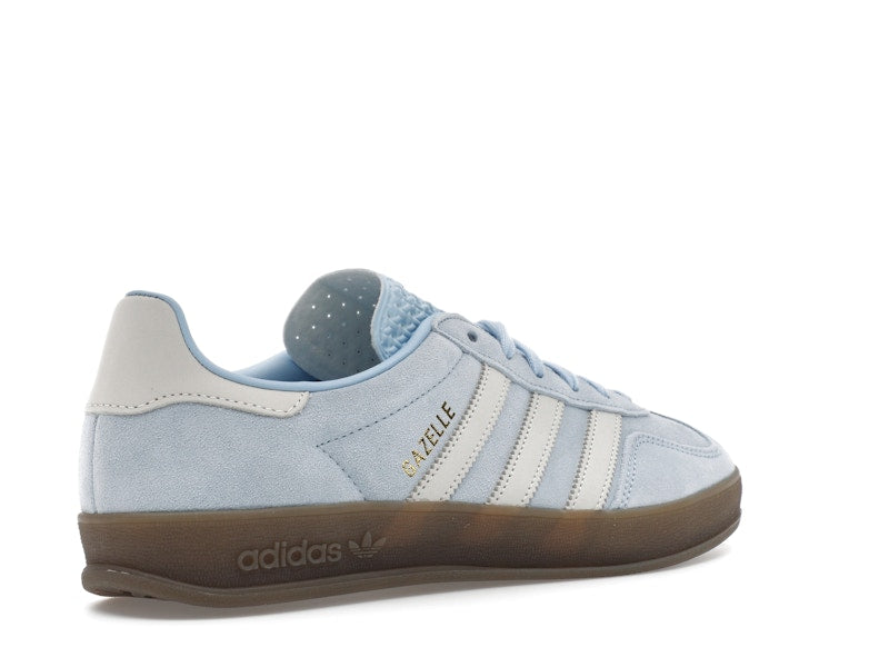 adidas Gazelle Indoor Clear Sky Off White (Women's) - Clear Sky/Off White/Gum - JI2717 - 32