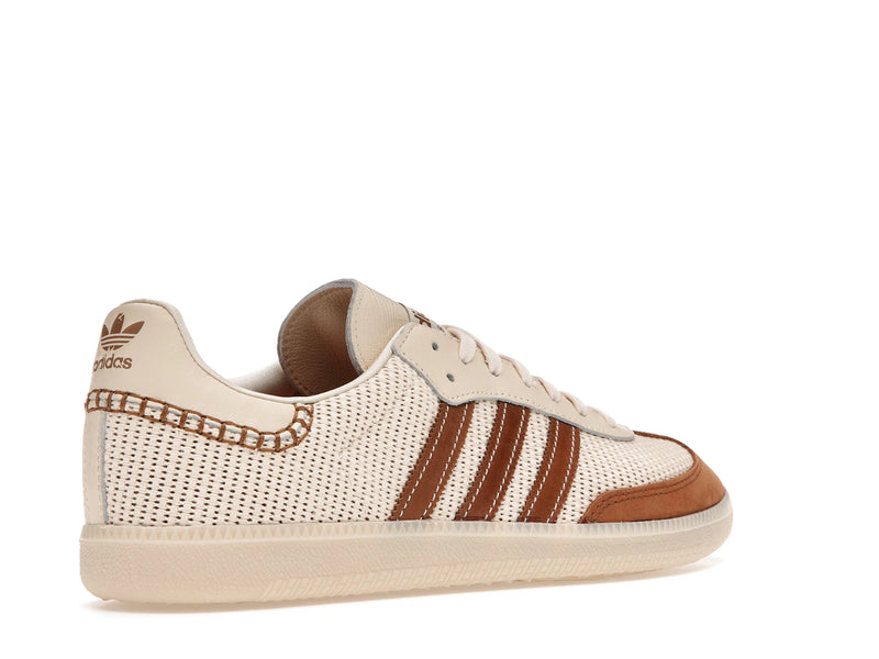 Adidas Samba Wales Bonner Cream White - Cream White/Brown/Cream White - FX7720 - 32