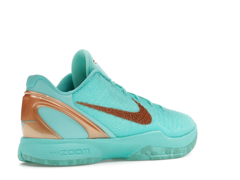 Nike Kobe 6 Protro Jalen Brunson Statue Of Liberty - Hyper Turquoise/Metallic Copper - IQ5774-300 - 32