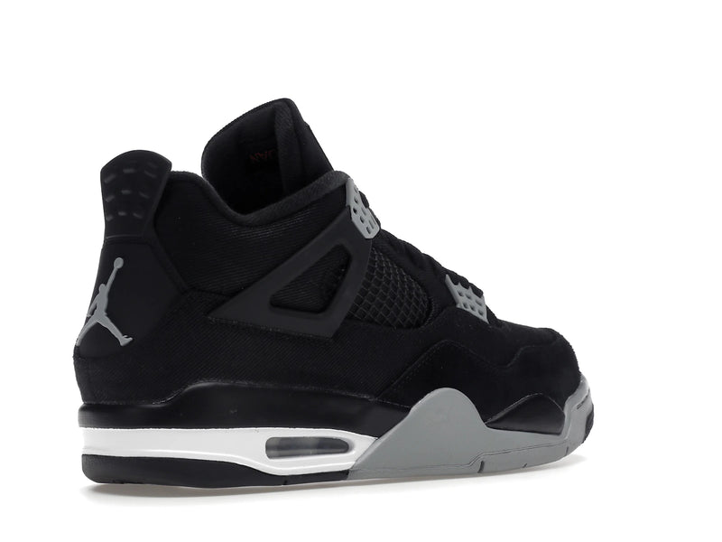 Air Jordan 4 Retro SE Black Canvas - Black/Light Steel Grey/White/Fire Red - DH7138-006 - 32
