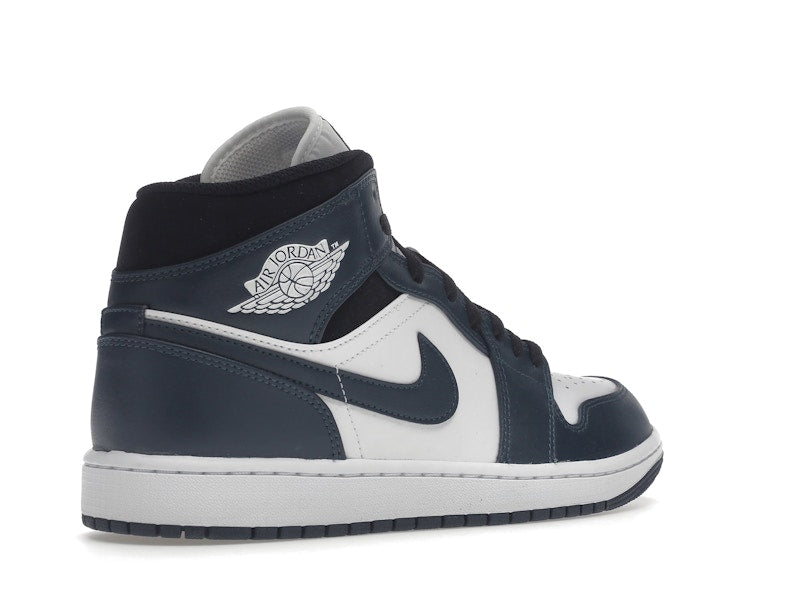 Air Jordan 1 Mid Dark Teal - Armory Navy/White-Black - 554724-411 - 32