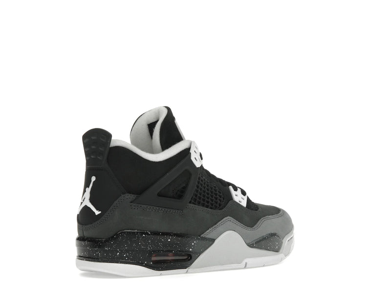 Air Jordan 4 Retro Fear (2024) (GS) - Black/White/Anthracite/Black/Pure Platinum - FQ8213-002 - 32
