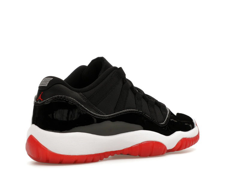 Air Jordan 11 Retro Low Bred (2025) (GS) - Black/White-Varsity Red - FV5121-006 - 32