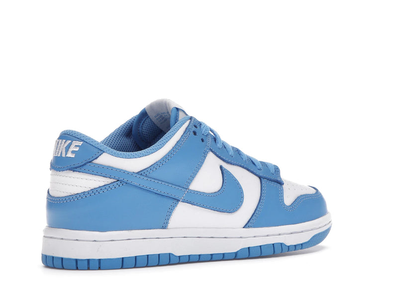 Nike Dunk Low Unc (2021) (GS) - White/University Blue-White - CW1590-103 - 32