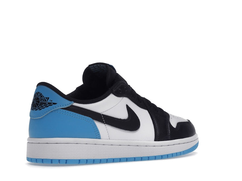 Jordan 1 Retro Low OG Black Dark Powder Blue (Women's) - vue 33