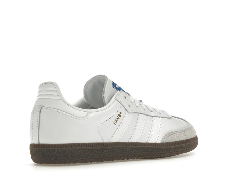Adidas Samba Cloud White Blue Gum - Cloud White/Cloud White/Gum - IE3439 - 32
