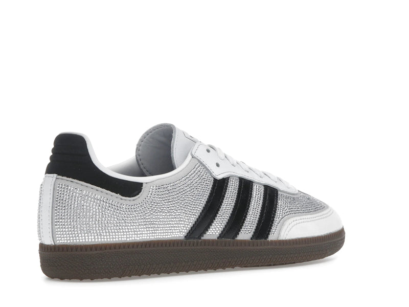Adidas Samba OG Rhinestone Crystal White Silver - Crystal White/Crystal White/Silver Metallic - IH9055 - 32