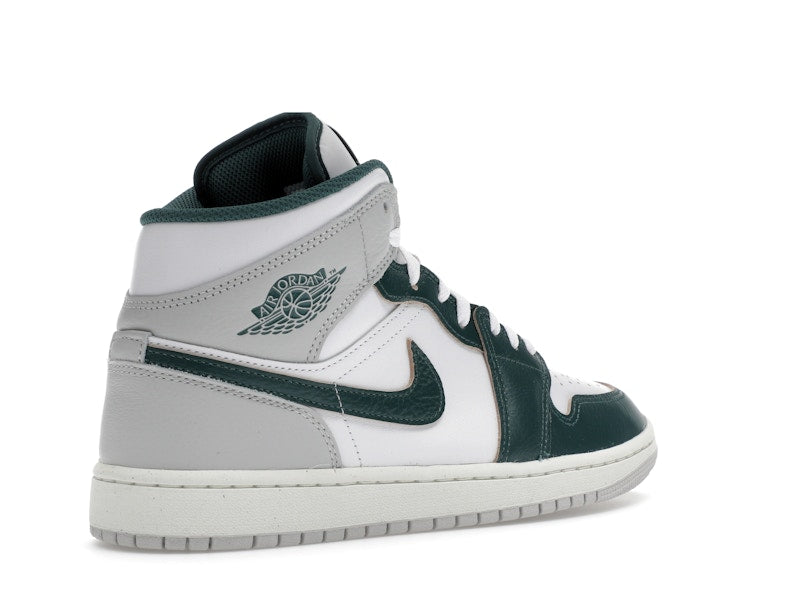 Air Jordan 1 Mid SE Oxidized Green - White/Sail/Neutral Grey/Oxidized Green - FQ7720-103 - 32