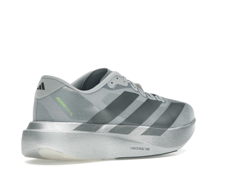 adidas Adizero Evo SL Silver Metallic Lucid Red - vue 33