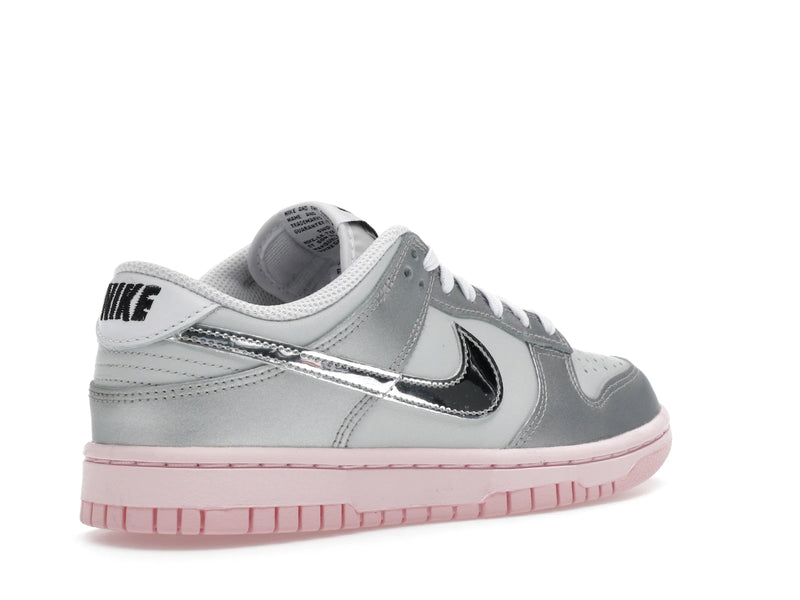 Nike Dunk Low Lx Metallic Silver Pink Foam - Photon Dust/Metallic Silver-Pink Foam-Medium Soft Pink - HM3698-006 - 32
