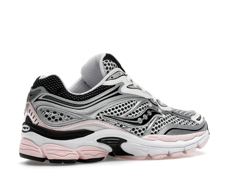 Saucony Progrid Omni 9 White Black Silver Pink - Silver/Pink - S70739-16 - 33
