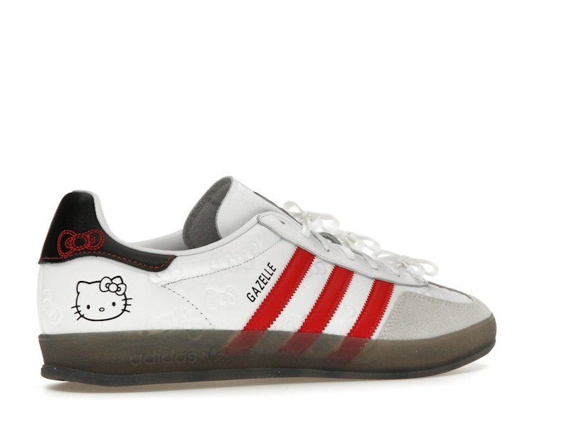Adidas Gazelle Indoor Hello Kitty - Cloud White/Red/Core Black - II0013 - 33