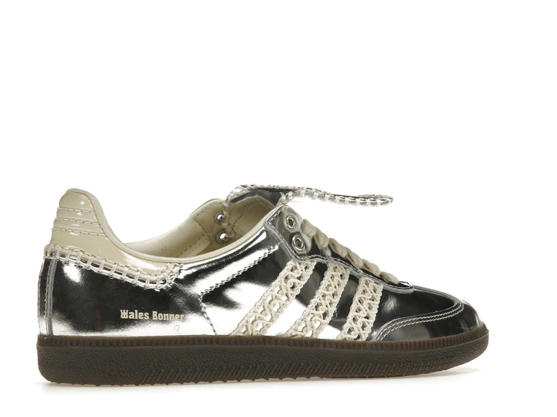 Adidas Samba Wales Bonner Silver - Silver Metallic/Cream White/Grey One - IG8181 - 33