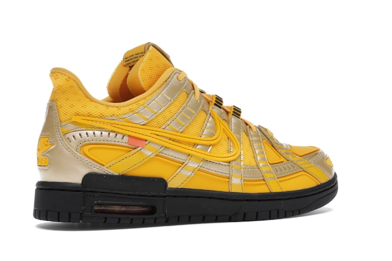 Nike Air Rubber Dunk Off White University Gold - view 33