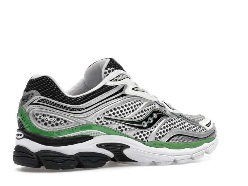 Saucony Progrid Omni 9 White Black Silver Green - Silver/Green - S70739-17 - 33