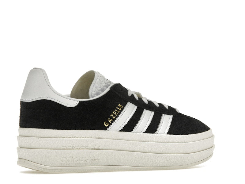 adidas Gazelle Bold Core Black White (Women's) - Core Black/Footwear White/Core White - HQ6912 - 33