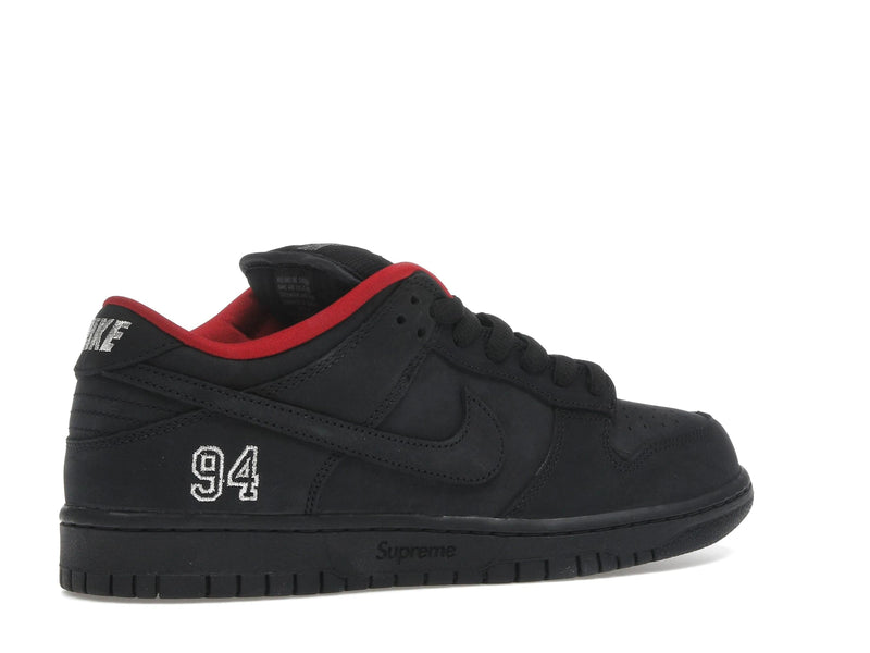 Nike SB Dunk Low Supreme 94 Black - Black/Black/Black - HQ8487-001 - 33