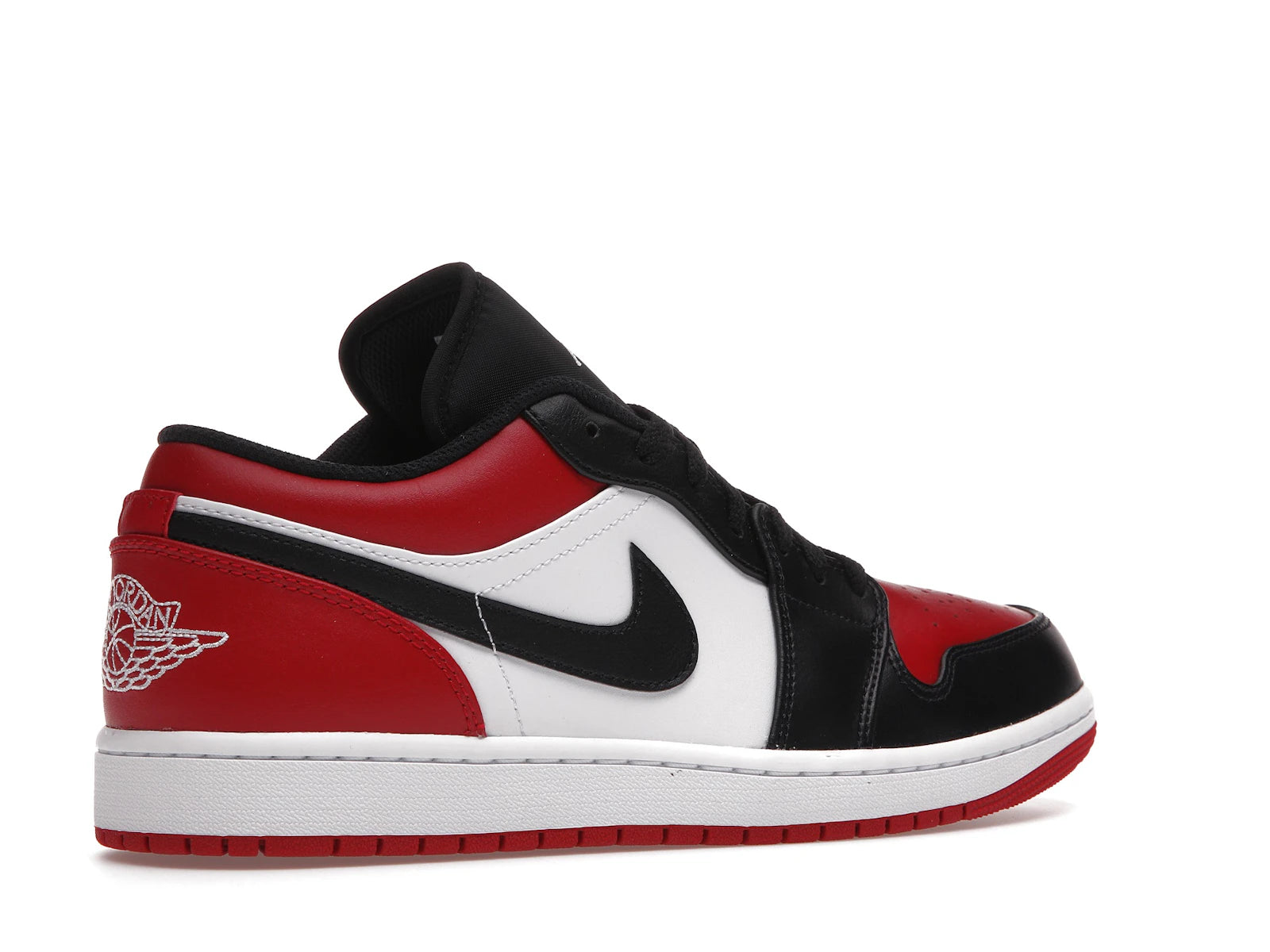 Air Jordan 1 Low Bred Toe - Gym Red/White-Black - 553558-612 - 33