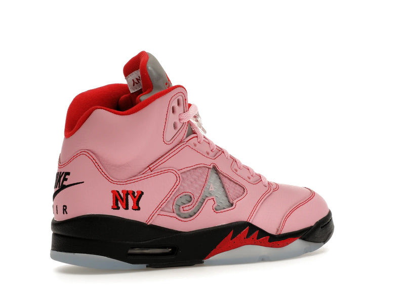 Air Jordan 5 Retro Awake Ny Arctic Pink - Arctic Pink/Metallic Silver-University Red-Black-White-Clear - DV4982-600 - 33