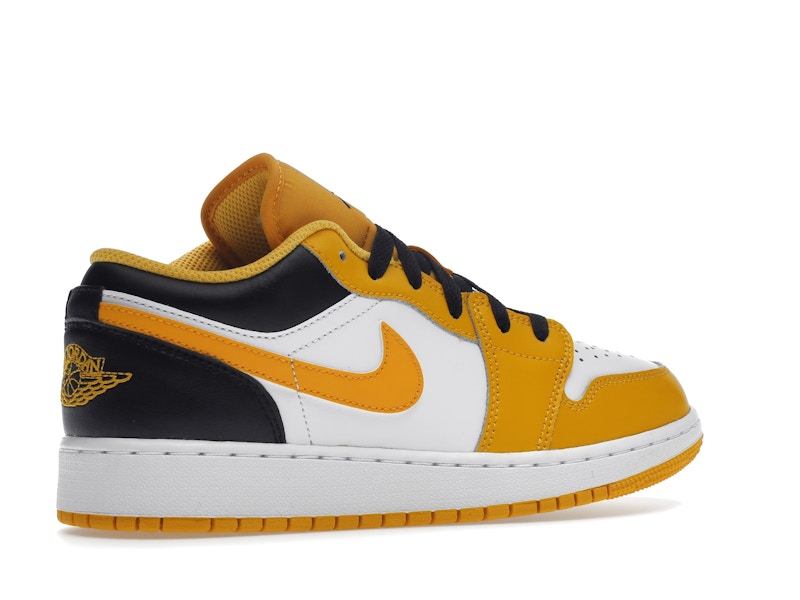 Air Air Jordan 1 Low University Gold White (GS) - Taxi/White/Black - 553560-701 - 33
