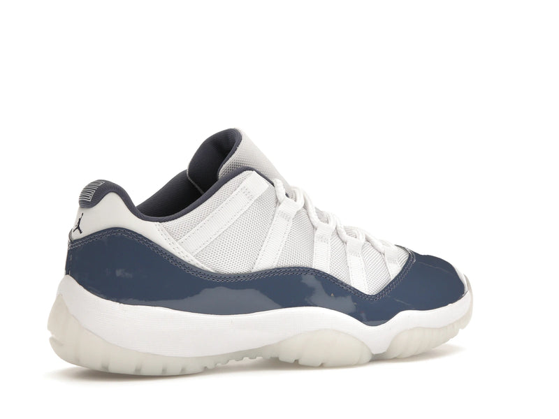 Air Jordan 11 Retro Low Midnight Navy (2024) - White/Midnight Navy/Diffused Blue/Football Grey - FV5104-104 - 33