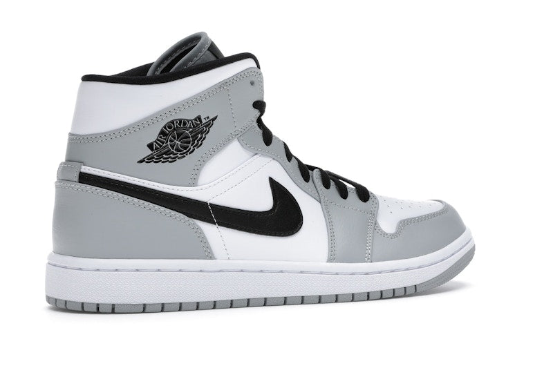 Air Jordan 1 Mid Light Smoke Grey - Light Smoke Grey/Black-White - 554724-092 - 33