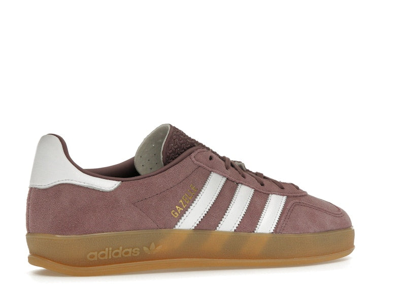 adidas Gazelle Indoor Shadow Fig (Women's) - Shadow Fig/Footwear White/Gum - IH5483 - 33