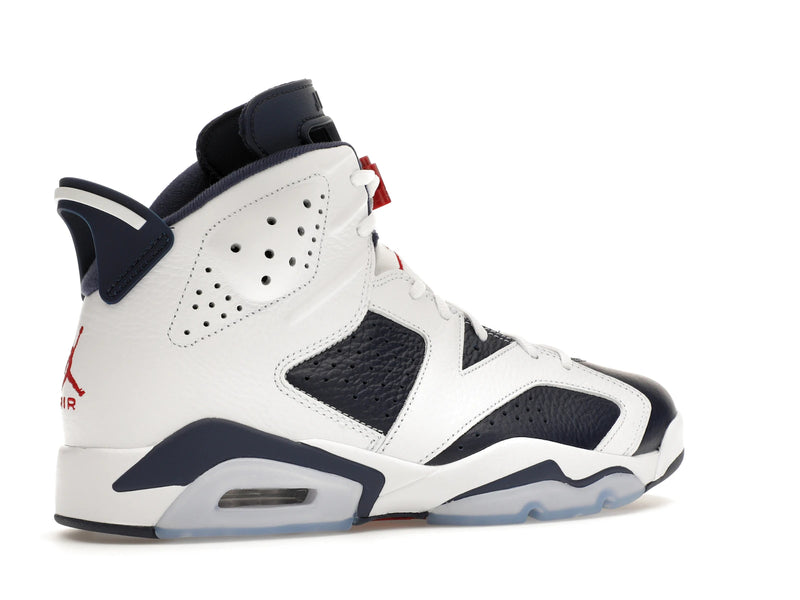Air Jordan 6 Retro Olympic (2024) - White/Varsity Red/Midnight Navy - CT8529-164 - 33