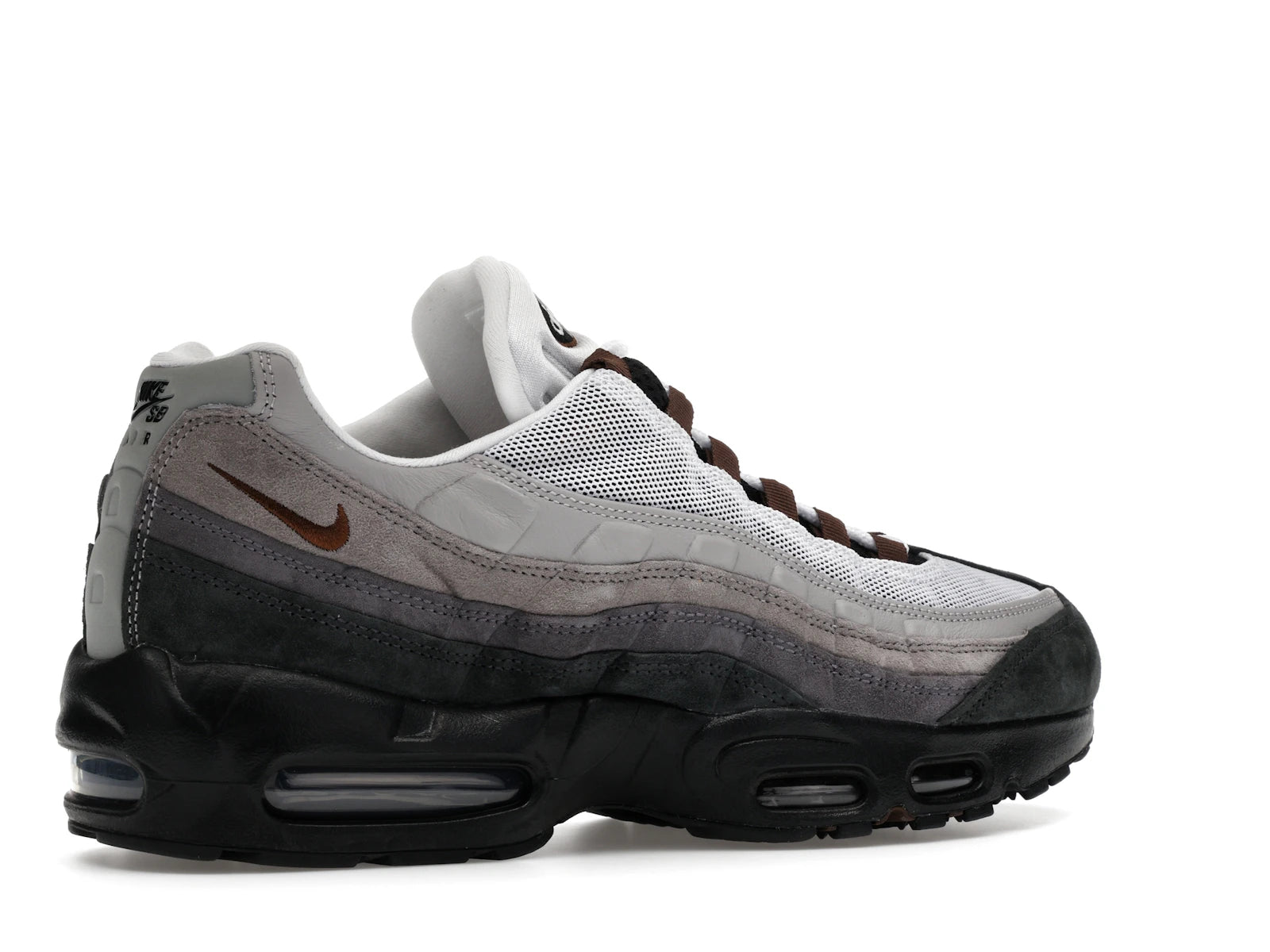 Nike Air Max 95 SB Cacao Wow - Black/Cacao Wow/Anthracite/Light Graphite/Light Charcoal/Pearl Grey - HF7545-002 - 33