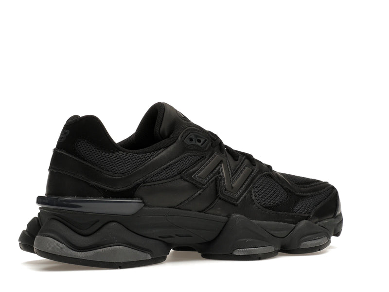 New Balance 9060 Triple Black Leather - U9060NRI - 33