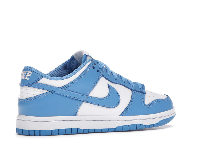 Nike Dunk Low Unc (2021) (GS) - White/University Blue-White - CW1590-103 - 33