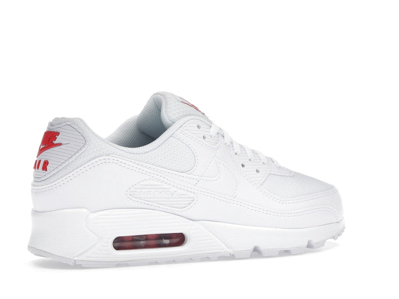 Nike Air Max 90 White Light Crimson - White/Light Crimson - DM0029-118 - 33